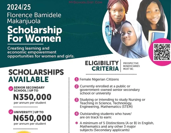 Florence Bamidele Makanjuola (FBM) Scholarship