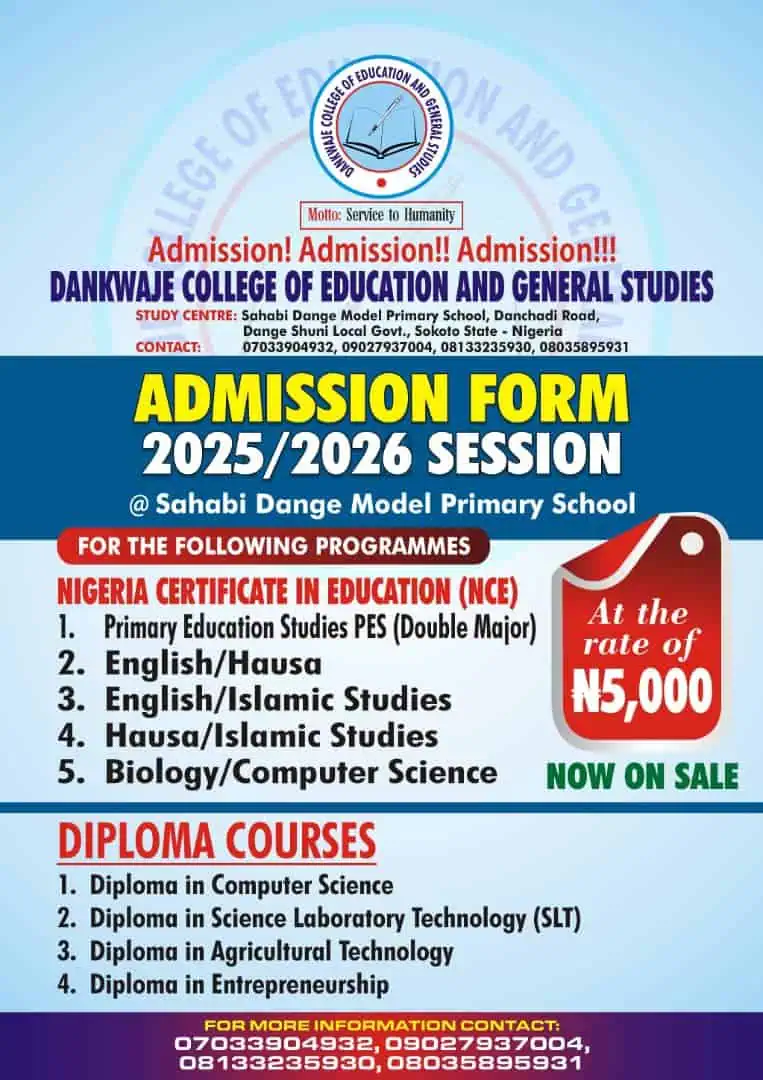 Dankwaje College Sokoto